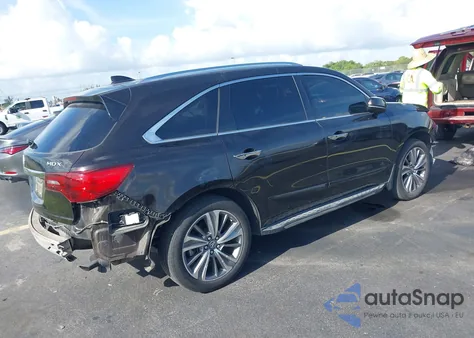 2017 Acura Mdx Technology Package z USA, uszkodzony, nr VIN 5FRYD3H54HB006341